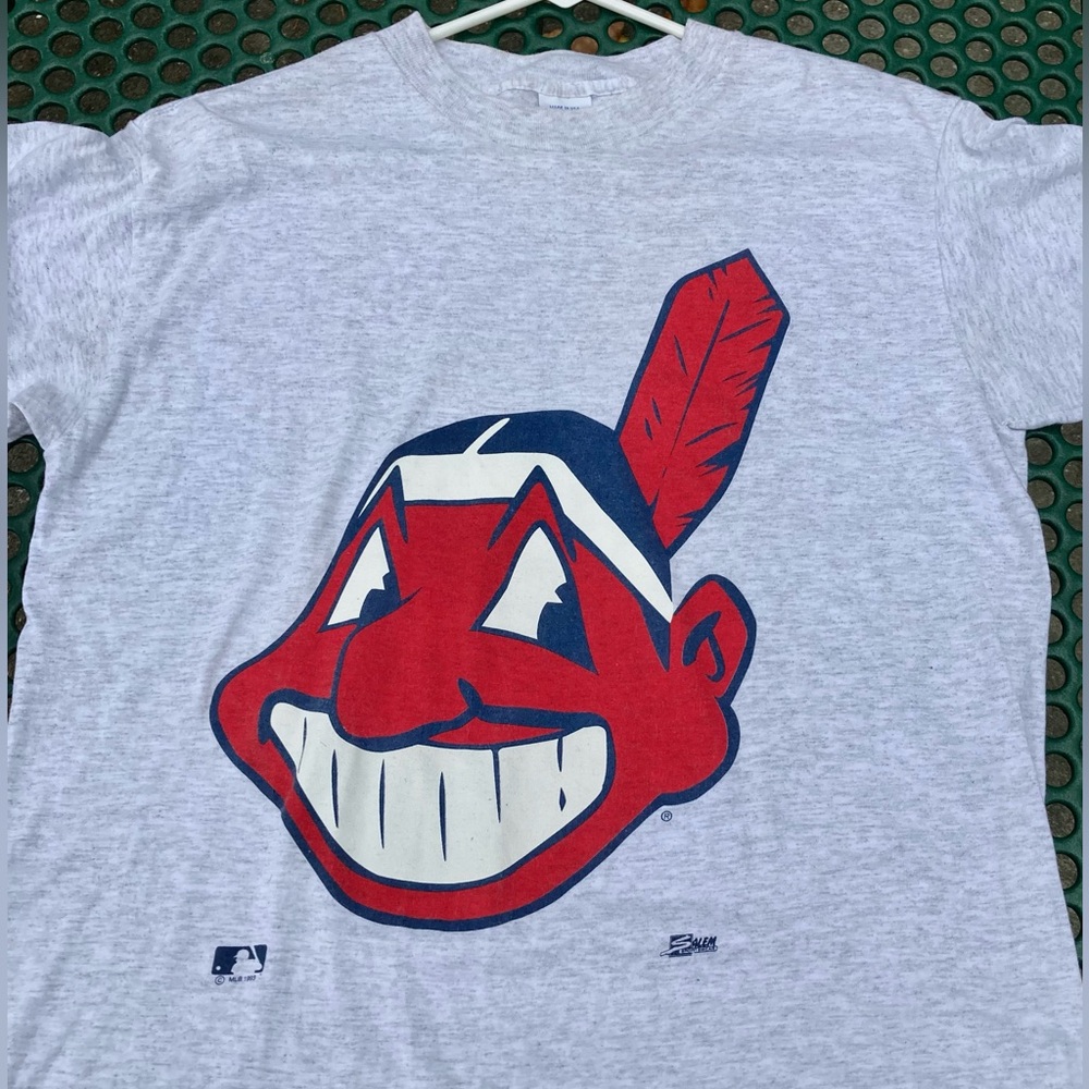 Vintage 90s Cleveland Indians 1993 Salem Sportswear Single Stitch Tee